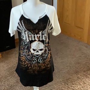 Women’s Harley Davidson Short Sleeve Top Size M